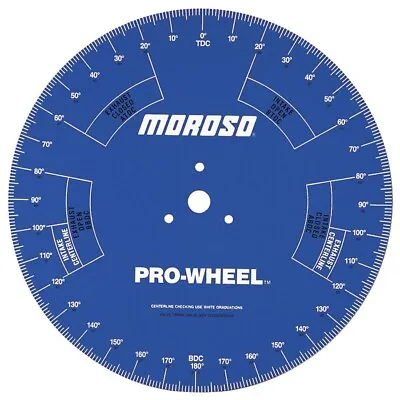 Moroso Engine Camshaft Degree Wheel 62191; Pro Degree Wheel 18  Blue Steel • $84.99