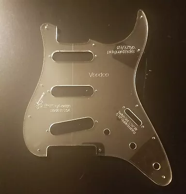 Custom Guitar Pickguard Router Template Hendrix Voodoo Strat Acrylic  • $29.99