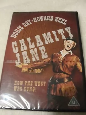 Calamity Jane DVD NEW A& SEALED UK REGION 2 DORIS DAY  HOWARD KEEL SUPERB 4 XMAS • £3.99