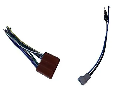 Car Stereo Wire Harness Wiring Aftermarket Radio Antenna For Mazda Fiat • $7.89