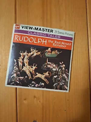 Vintage GAF View Master Rudolph B870 Complete Set 1955 • $15.50