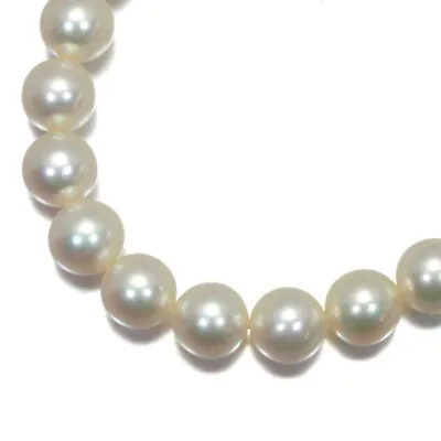 Auth MIKIMOTO Necklace Akoya Pearl 7.0-7.5mm 14K 585 White Gold • $1495.30