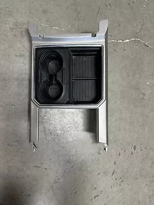 2017-2021 FORD F250 F350 SD CENTER CONSOLE CUP HOLDER TRIM Silver 2 • $230