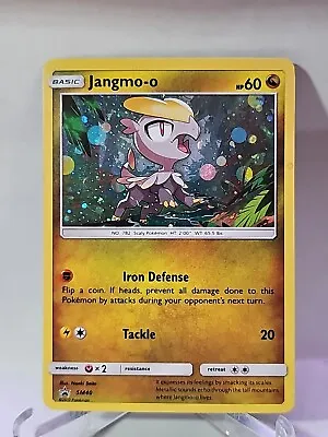Jangmo-o SM40 Holo Sun & Moon Black Star Promo Pokemon Card Near Mint • $1.78