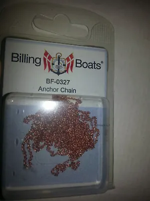 BILLING BOATS - BF-0327 Anchor Chain (1) 1.6 X 2000mm BRAND NEW • $11
