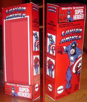 Mego 8  Captain America Box Only • $14.50