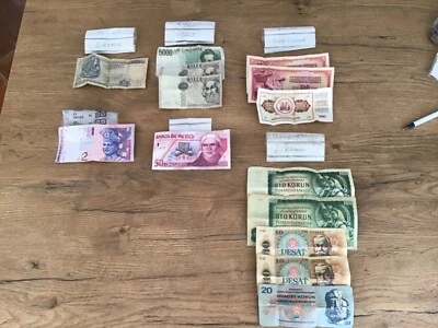 £3 • Buy Various Old Foreign Currancy Notes
