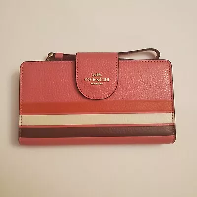 Coach Wallet Confetti Pink Mango Multi • $60