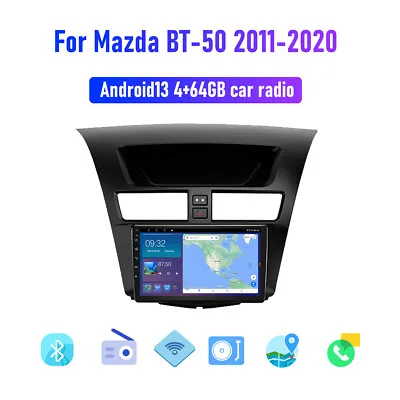 Apple Carplay Android13 64G Head Unit For Mazda BT-50 11-20 Car Stereo Radio GPS • $186.58