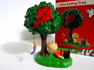 Snoopy Peanuts Charlie Brown Department 56 Figure Figurine Kite Eating Tree 2016 • $28.99