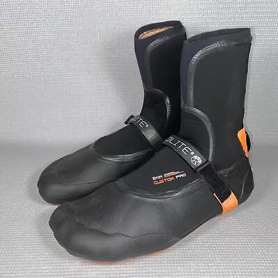 Solite Custom Wetsuit Boots Booties Pro 2.0 5mm Heat Molding Mn 12 - Wm 13.5 • $49.95