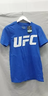 Official UFC Logo T-Shirt Blue Adult Mens Top Authentic Gym Training • £12.74