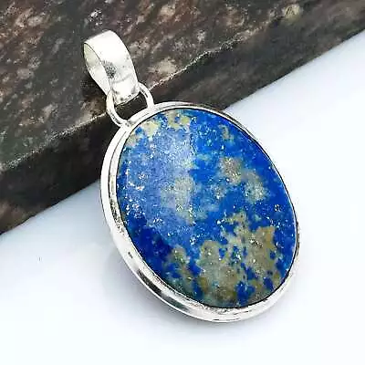 Lapis Lazuli Gemstone Ethnic Pendant Jewelry Wedding Gift 2.32  AP-28288 • $2.99