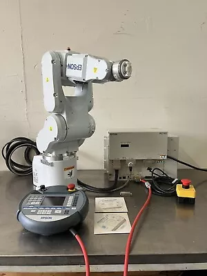 Seiko EPSON 6-Axis Robot C3-A601S CONTROLLER RC180 & TP1 Teach Pendant +Software • $3600