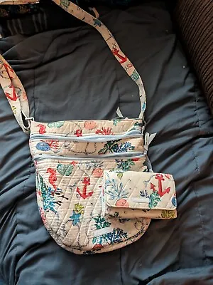 Vera Bradley  Shore Thing  Crossbody And Wallet • $10