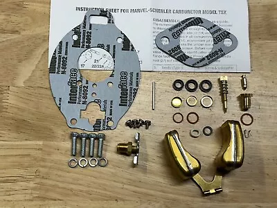 Marvel Schebler TSX Large Bowl Carburetor Rebuild Kit With Float • $52.95