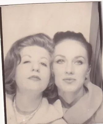 Vintage Photo Booth - Affectionate Young Girlfriends • $19.95