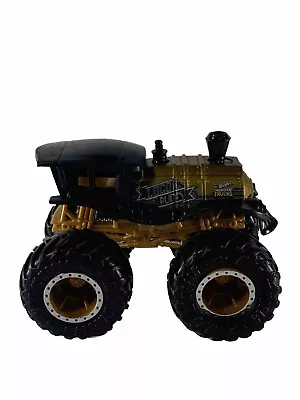 Hot Wheels Monster Trucks LOCO PUNK 1:64 Steam Train Locomotive Truck Gold • $11.99