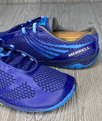 Merrell Women’s Glove Barefoot Running Shoes Royal Blue Racer J32570 Size 7.5 • $29.99