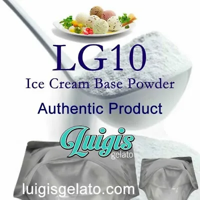 Soft Ice Cream Powder Mix Base 200gr LG10 Makes  60  Liters Premium Ice Cream • £12.90