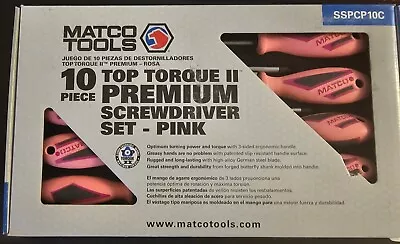 Matco Tools 10pc Screwdriver Set - Pink • $200