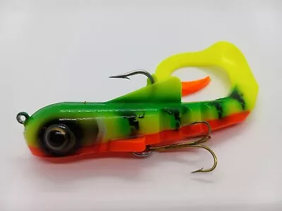 5  Musky Innovations Spring Bulldawg TRO Dew Perch Jerkbait Crankbait Musky Lure • $17.99