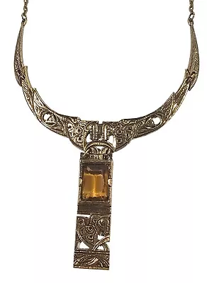 Vintage Miracle Celtic Scottish Bib Necklace • $69.99