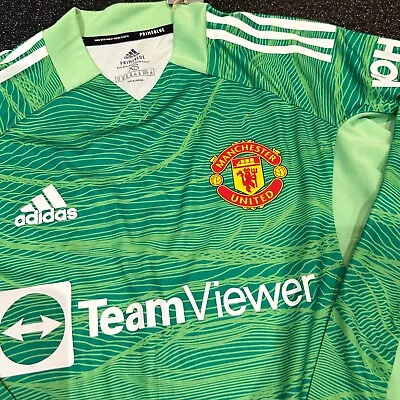 Adidas Manchester United Player Issue Goalkeeper Shirt • £34.95