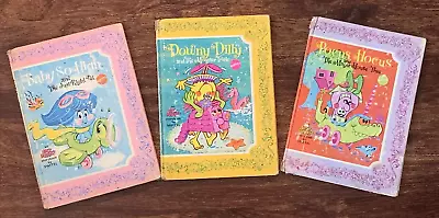 Vtg 1969 Lot Mattel Upsy Downsy Storybooks Baby So High Downy Dilly Pocus Hocus • $15.99