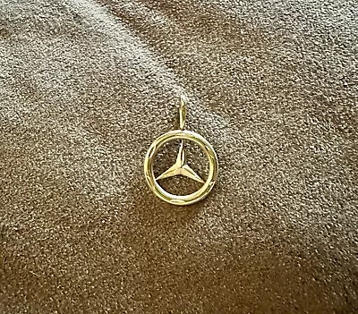 14k Gold  Mercedes-benz Pendant For Necklace • $64.43