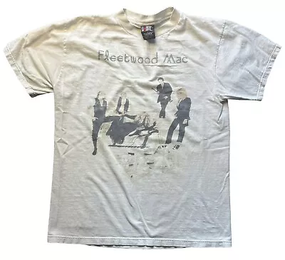 Vintage 90s Fleetwood Mac The Dance Shirt Sz L Giant White Tour T-shirt Band Tee • $100