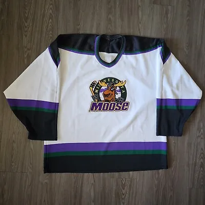 Bauer Minnesota Moose Blank Hockey Jersey Size XL • $75