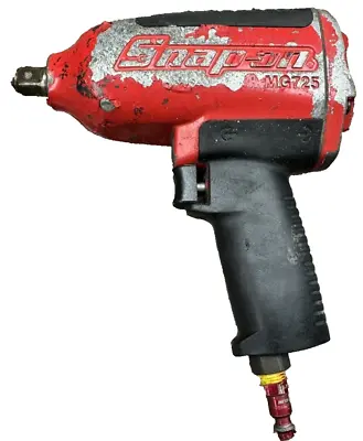 Snap-On Tools 1/2  MG725A Super Heavy Duty Air Impact Wrench Pneumatic Red • $180.45