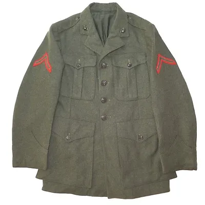 Vintage Original Ww2 Usmc Us Marines Uniform Service Dress Jacket 1945 Small • $125