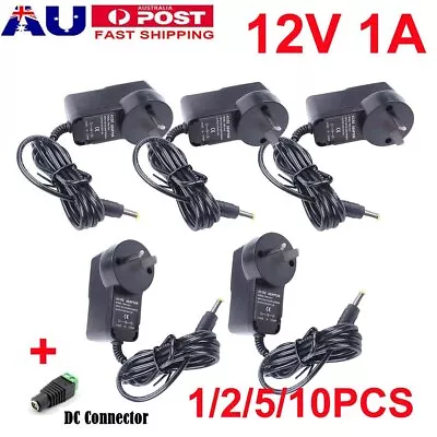 1-10PCS DC 12V 1A Power Supply Adapter Transformer Charger For LED Strip Light • $18.96
