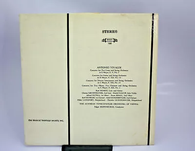 Vivaldi Concerto For Two Lutes & String Orchestra For Diverse Instrument MHS-588 • $14.99