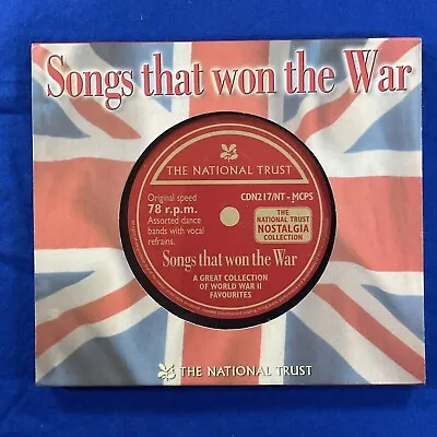 Various Artist National Trust - Songs That Won The War CD • £1.10