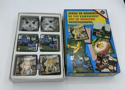 Vintage Matching Memory Game Do You Remember By Diset • $19.99