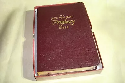 The Jack Van Impe Prophecy Bible KJV Red Letter Special Limited Edition  • $32.99