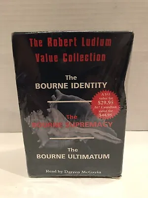 $16.99 • Buy The Robert Ludlum Value Collection The Bourne Series Cassette Books (1990)
