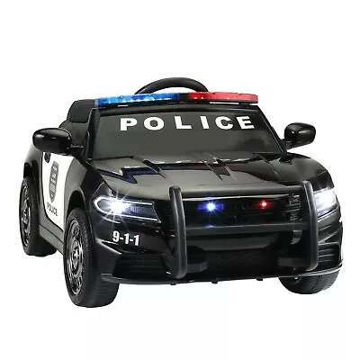 $209.99 • Buy 12V Kids Ride On Police Car Battery Powered Vehicle W/Remote Control Siren USB