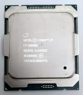 Intel Core I7-6800K 3.40GHz Six-Core 15MB Socket LGA 2011-3 CPU Processor SR2PD • $49.29