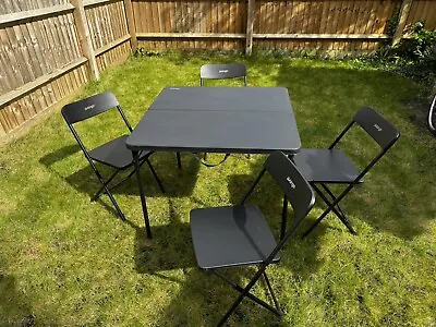 VANGO Dornoch Table And Chairs Set Camping Black • £0.99