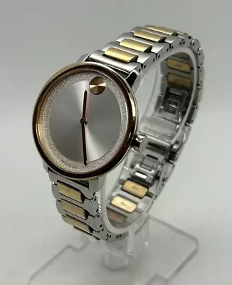 Movado 3600504 Women's BOLD Sugar Two-Tone Stainless Steel Swiss Made Watch 34mm • $220