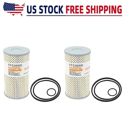 Pack Of 2 FF5369W Fuel Filter Fit Freightliner Cummins Detroit Diesel • $17.68