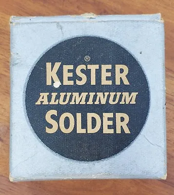 Vintage Kester Tv - Radio Solder  44  Resin Flux Core 40/60 One Ounce • $11.99