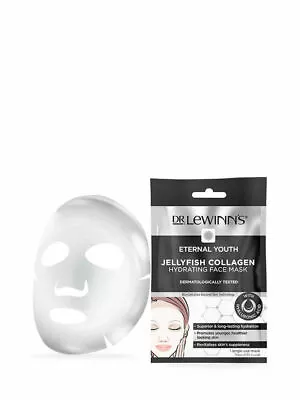 £6.59 • Buy Dr Lewinn's Jellyfish Collagen Hydrating Face Mask 1pc Bio-Cellulose Technology