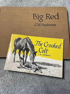 C. W. Anderson Lot Of 2- Big Red Hardcover/ The Crooked Colt Paperback • $30