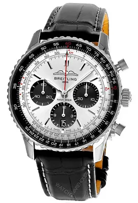 BREITLING Navitimer B01 AUTO 43MM Silver Dial Men's Watch AB0138241G1P1 • $6680