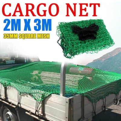 £17.99 • Buy 2X3M Heavy Duty Cargo Net Strong Safety Netting Truck Skip Climbing Trailer Nets